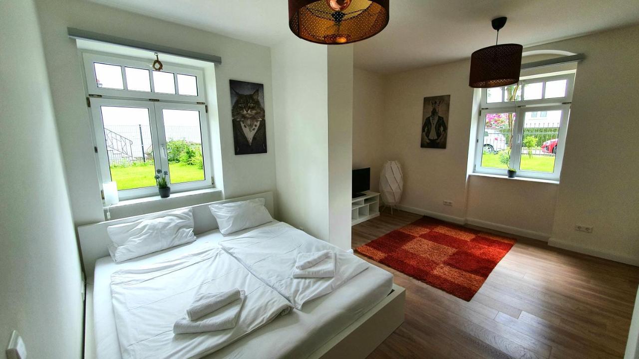 Pineapple Apartments Dresdner Heide Mit Garten 德累斯顿 外观 照片